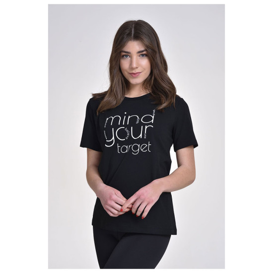 Target Γυναικεία κοντομάνικη μπλούζα T-Shirt Single Jersey "Mind"